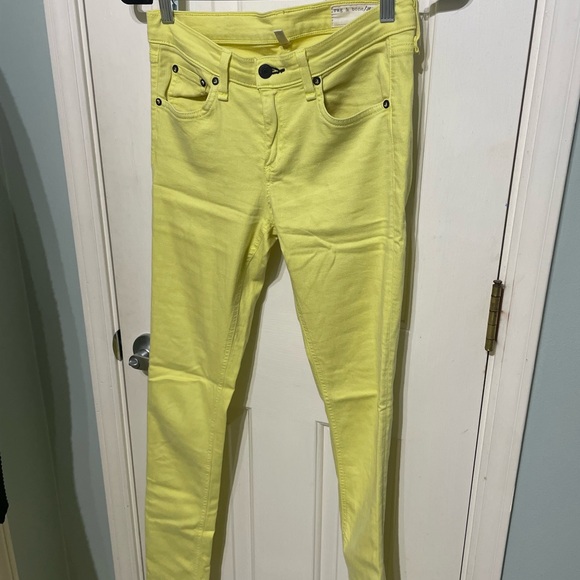 Rag & Bone Canary Yellow Jean - Picture 2 of 5